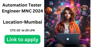 Automation Tester Engineer MNC 2024